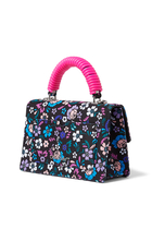 Jitney 1.4 Gummy Floral-Print Top Handle Bag